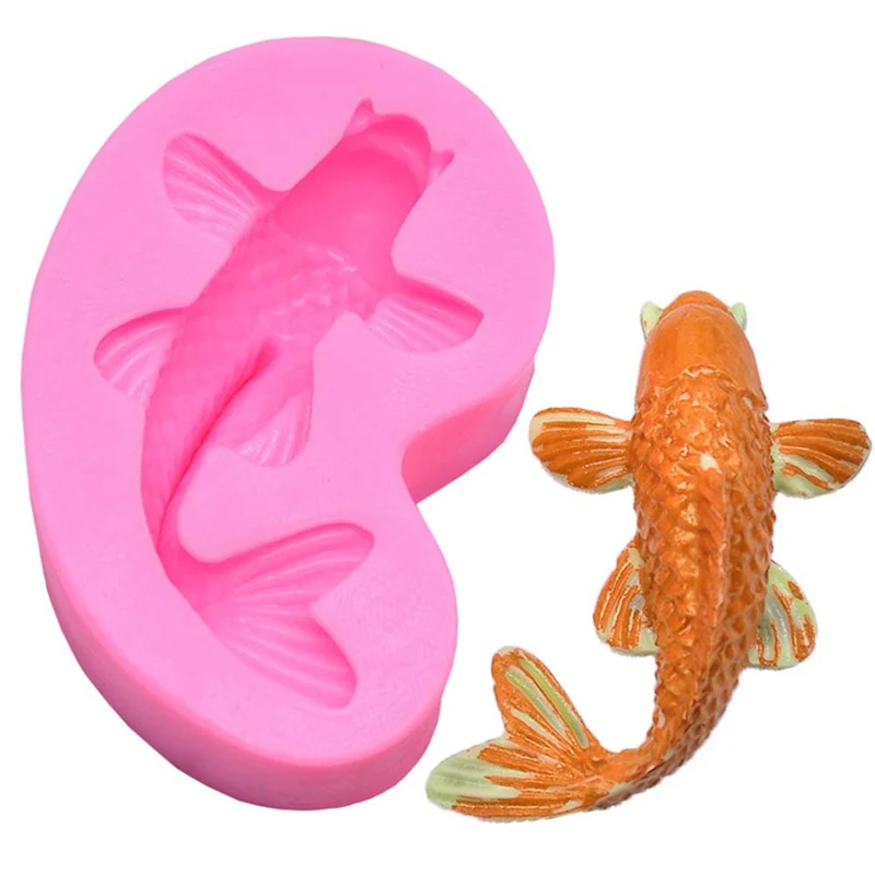 Новые творческие рыбы Форма Diy Fondant (сахарная) пресс формы для выпечки торта