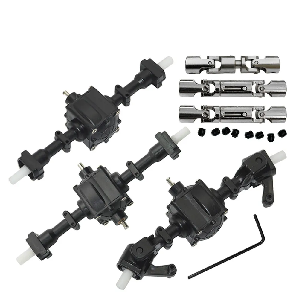 Металлическая шестерня прочная передняя + Центральная задняя ось с 3 ПК для WPL