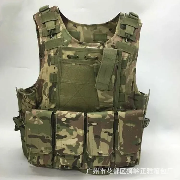 CP Военный тактический жилет-амфибия для тела amour Battle Molle, боевой штурмовой жилет, защитный жилет для охоты, Камуфляжный цвет - Цвет: CP