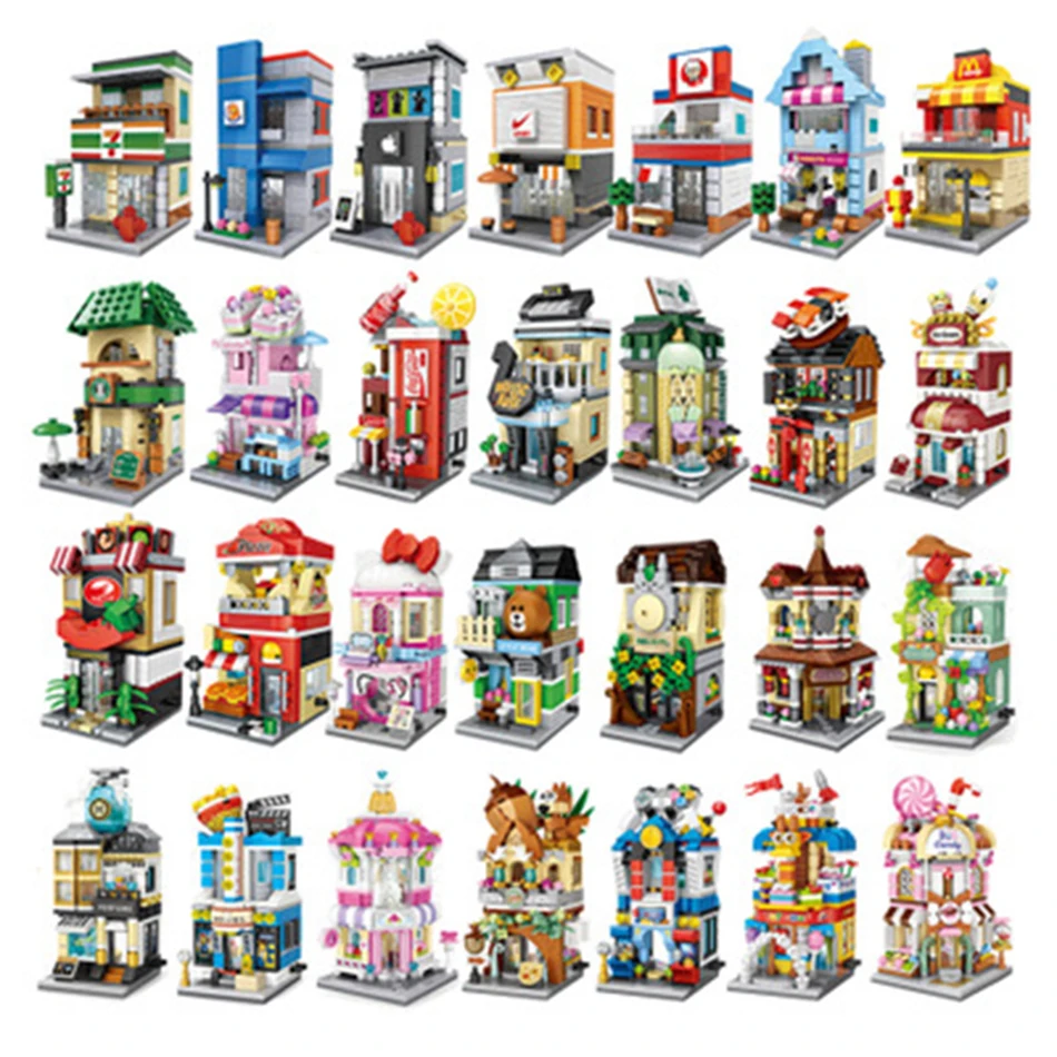 1608 мини Обучающие кирпичные игрушки для детей сборные модели строительные