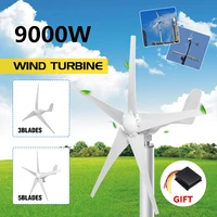 9000w horizontal wind generator 1224v 35 blade wind turbines generator windmill energy turbines charge with controller