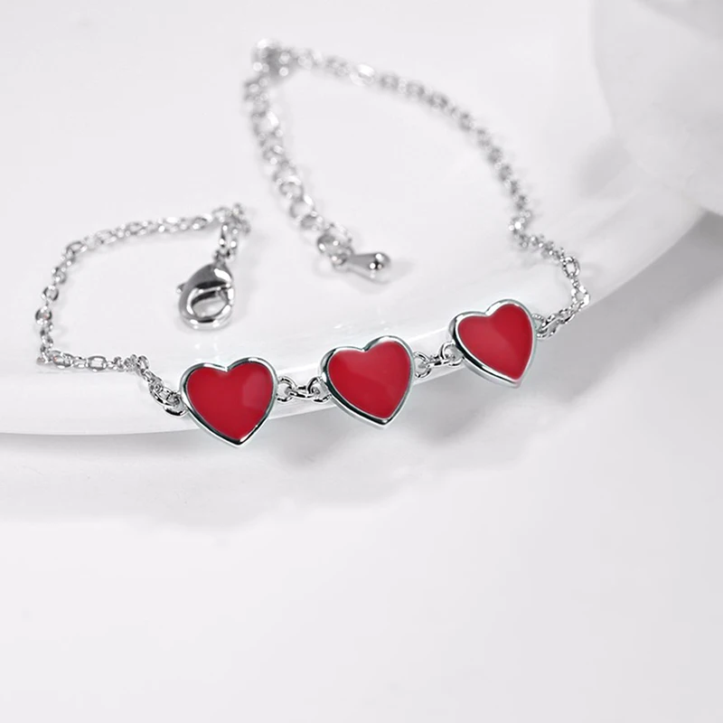 Модные женские браслеты для спорта и отдыха розовое золото серебро три love в форме