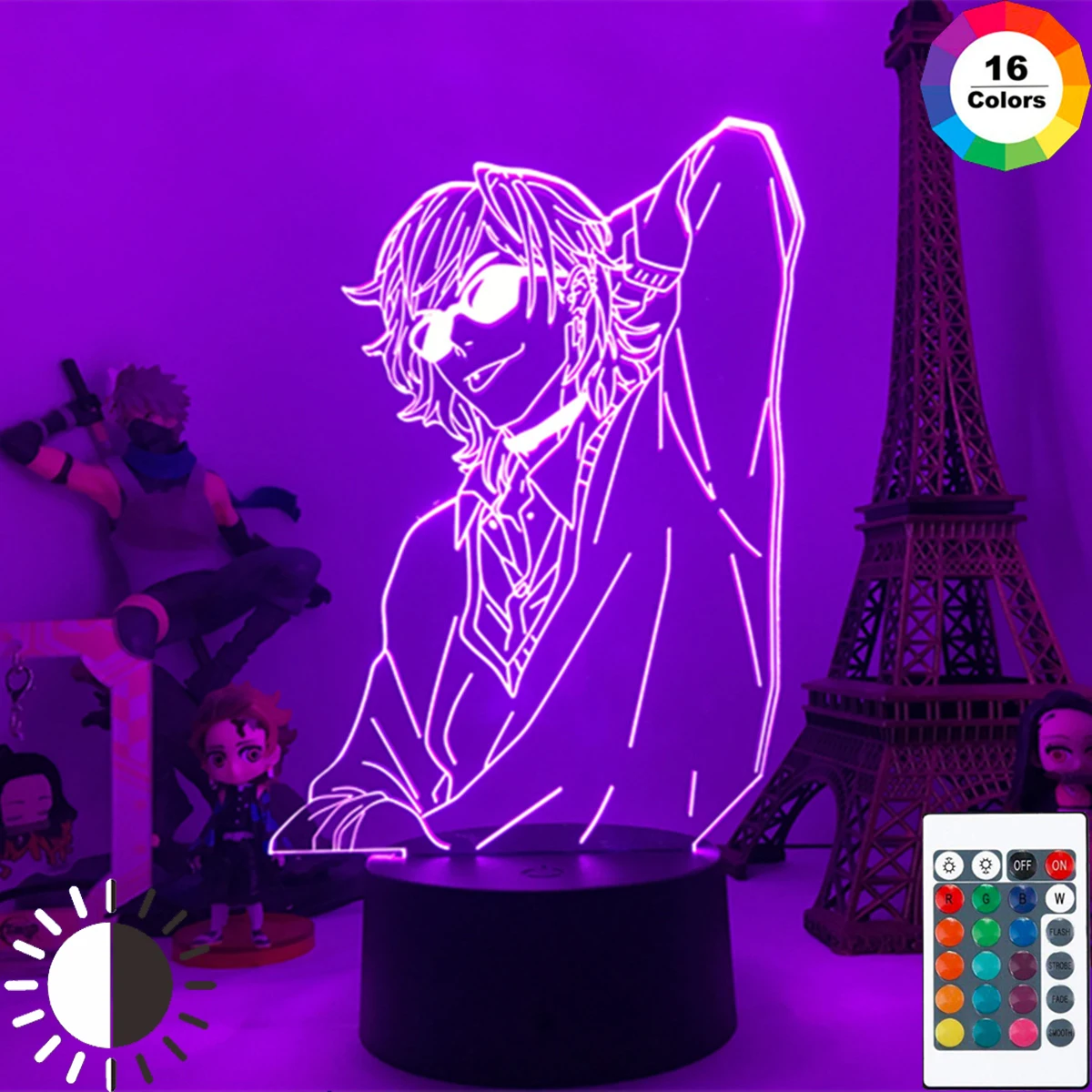 

3d Lamp Acrylic BL Anime Yarichin Bitch Club Yuri Ayato Light for Bed Room Decor Night Light Yarichin Bitch Club Lamp Yuri Ayato