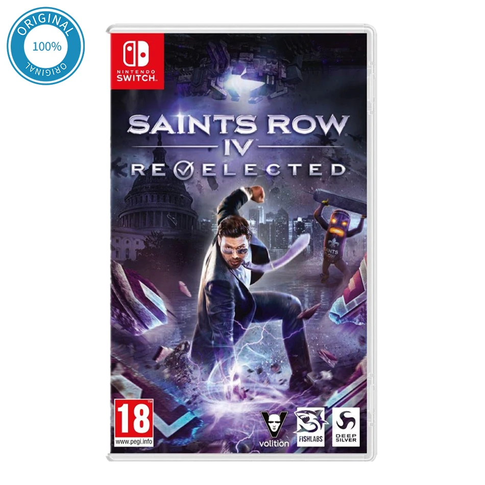 

NS Saints Row IV - Nintendo Switch Game games Cartridge Physical Card