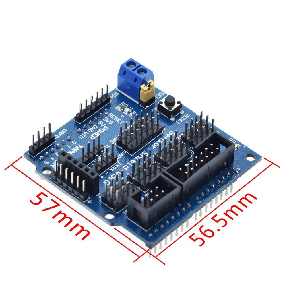 V5.0 сенсор Щит Плата расширения для arduino электронные строительные блоки робот