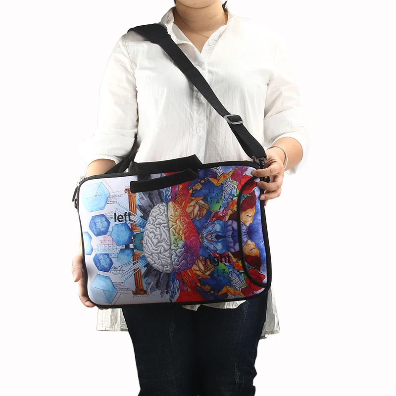 Горячая продажа! Красочные 17 &quot17 3&quot фиолетовый ноутбук рукав сумка с ручкой