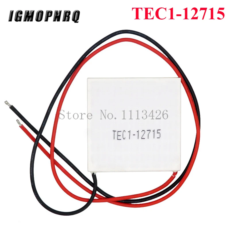 TEC1-12706 12703 12704 12705 12708 12709 12710 12712 12715 Термоэлектрический охладитель Пельтье 40*40 мм 12V Пельтье Elemente модуль - Цвет: TEC1-12715