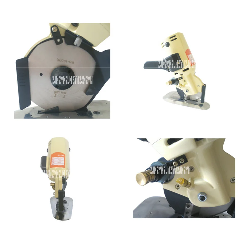 

TY-100 Portable Rotary Cutting Machine Electric Fabric Cutter Round Knife Cutting Machine Leather Carpet Cloth Slitting Machine