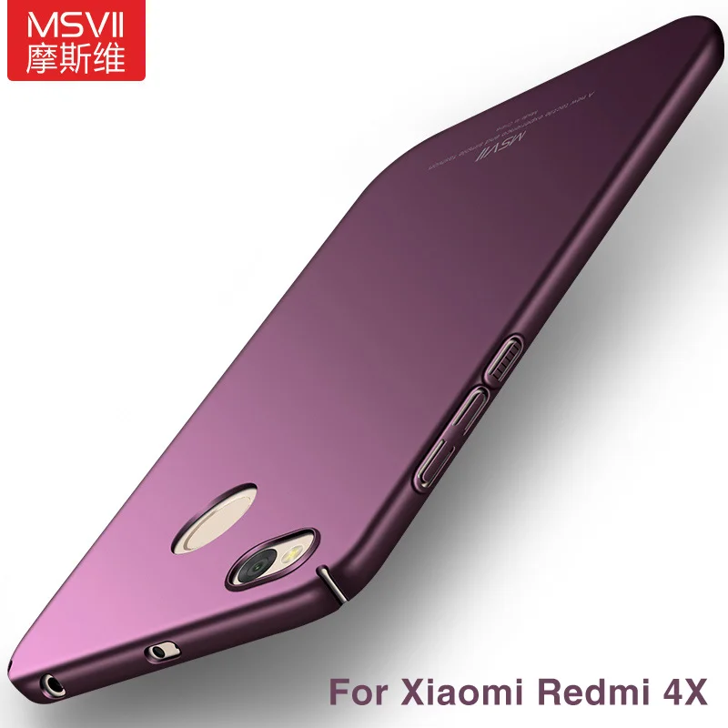 Чехол для Xiaomi Redmi 4x Роскошный чехол msvii 4X Жесткий из поликарбоната Pro 4 x prime redmi4