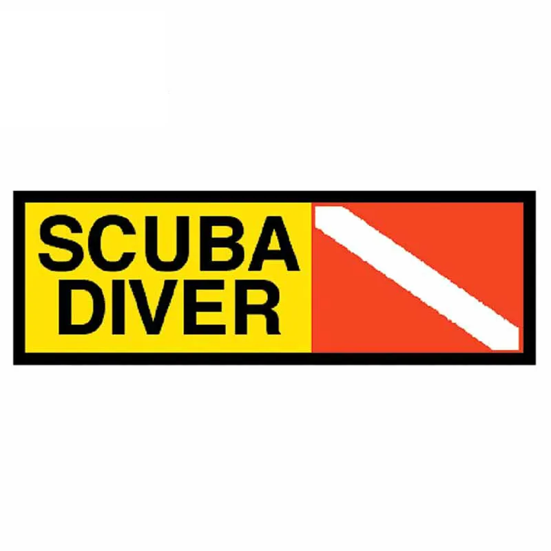 

Personality Scuba Diver Car Stickers Accessories Motorcycle Cover Scratches Waterproof PVC 13cm *5cm