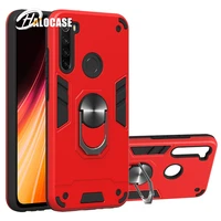 luxury armor shockproof phone case for xiaomi redmi note 8t 8 7 6 pro redmi 5 plus mi 9t pro car holder ring bumper cases shell