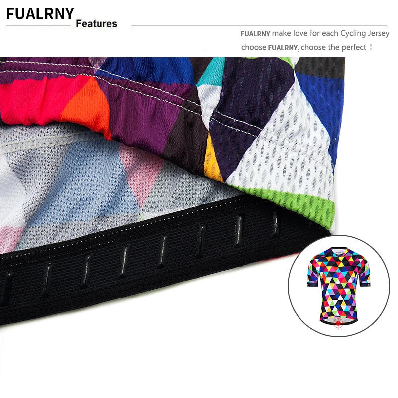 

2021Fualrny 100% Polyester Pro Cycling Jersey Set MTB Bicycle Clothes Sportswear Bike Clothing Maillot Ropa Ciclismo Cycling Set