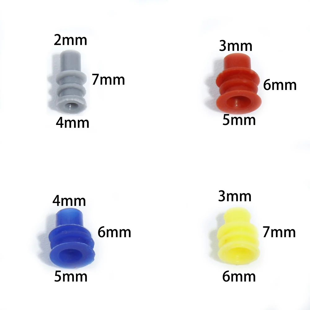 Резиновое уплотнение для соединителя 400 шт. 1 5 мм 3 силиконовые уплотнители