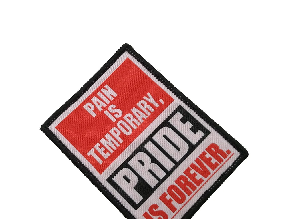 Нашивки PAIN IS TEMPORARY PRIDE FOREVER