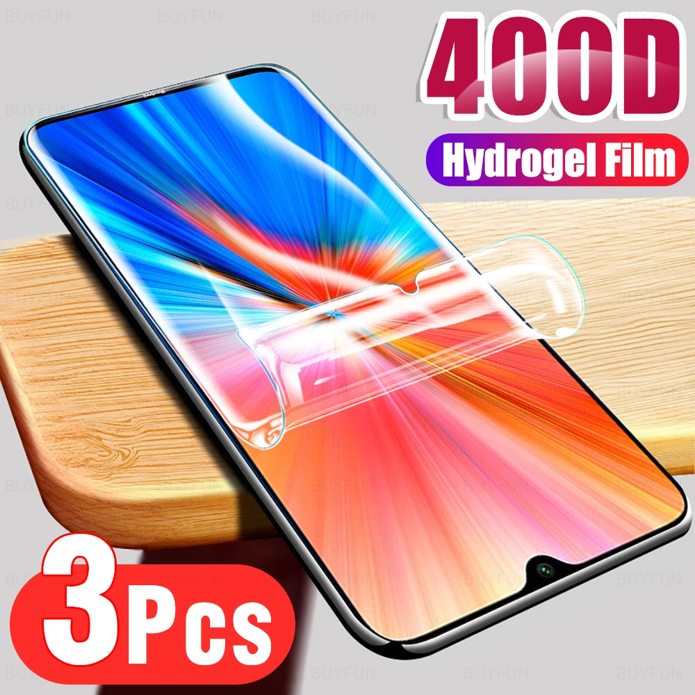 

3Pcs Full Cover Soft Hydrogel Film For Xiaomi Redmi Note 8 2021 Screen Protection For Readmi Remi Note8 Protector Film Not Glass