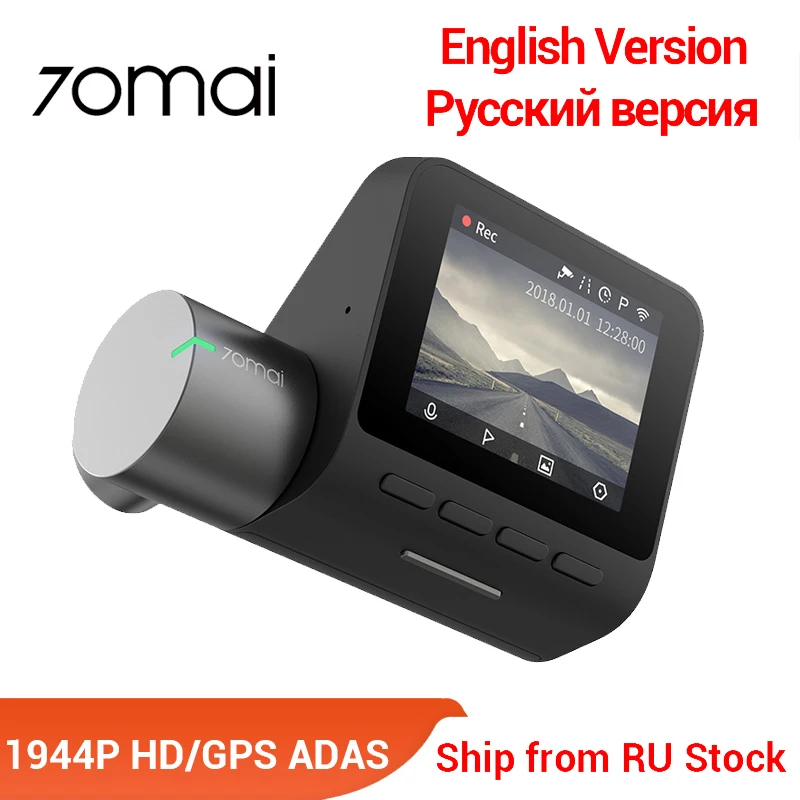 70mai Pro Dash Cam английский голосовой контроль умный Автомобильный dvr 1944PHD