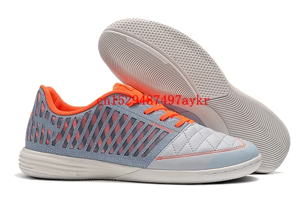 

Indoor Blue Men Soccer Shoes High Quality Cleats Training Football Boots Sport Sneakers Zapatos De Futbol Dropshipping