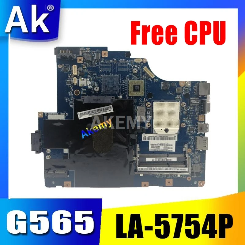 LA 5754P материнская плата для For Lenovo G560 Z560 ноутбука (без порта HDMI) Тестовая