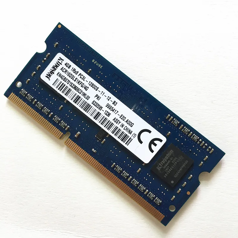 Б/у Kingston ddr3 4 Гб 1600 МГц оперативная память 1 35 V 1Rx8 PC3L 12800S 11 DDR3 памяти