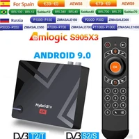 mecool k5 smart tv box android 9 0 amlogic s905x3 satellite receiver quad core 4k media player 2 45g 2t2r dual wifi set top box