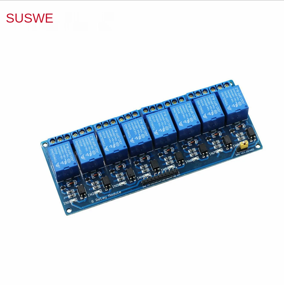 Плата управления реле оптопары с индикаторным выходом 1 2 4 6 8-way5v12v2v |