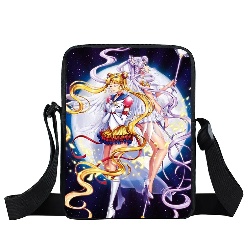 xkbmsn47 Аниме Сейлор Мун сумка-мессенджер SailorMoon Кристалл девушки мини-сумка на плечо женские сумки на каждый день Детские Школьные сумки Дети крест книжная сумка - Цвет: xkbmsn47
