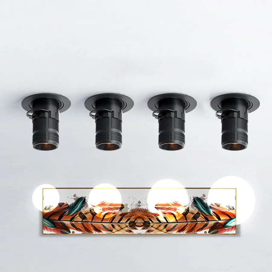 5/7/10/15/20W Zoom Aluminum LED Spotlight Adjustable Focus Recessed Downlight Ceiling Light For Hotel Corridor Museum | Лампы и