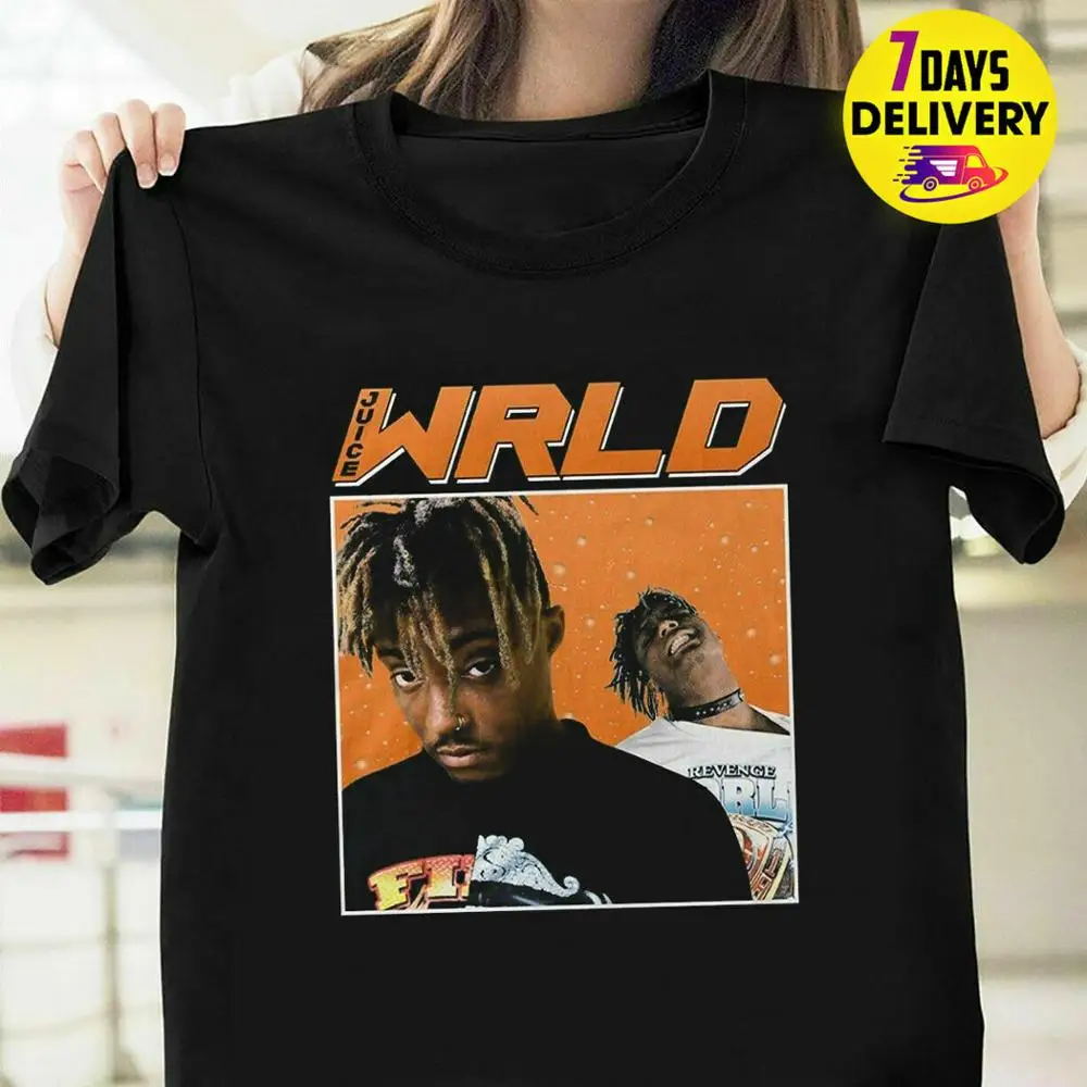 

Juice WRLD 999 T Shirt Black Vintage S-3XL Man Shirt Short Sleeve