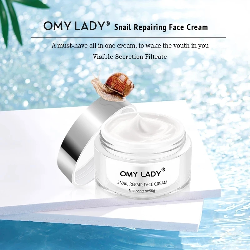 

Omy LADY Caviar Collagen Sleeping Cream With Snail Repair Face Cream Moisturizing Hydrating Anti-wrinkle Facial care