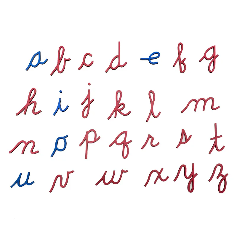 Treeyear-Tarjetas de s&iacute;mbolos de ense&ntilde;anza Montessori, alfabeto curvo peque&ntilde;o, con caja, materiales did&aacute;cticos-2