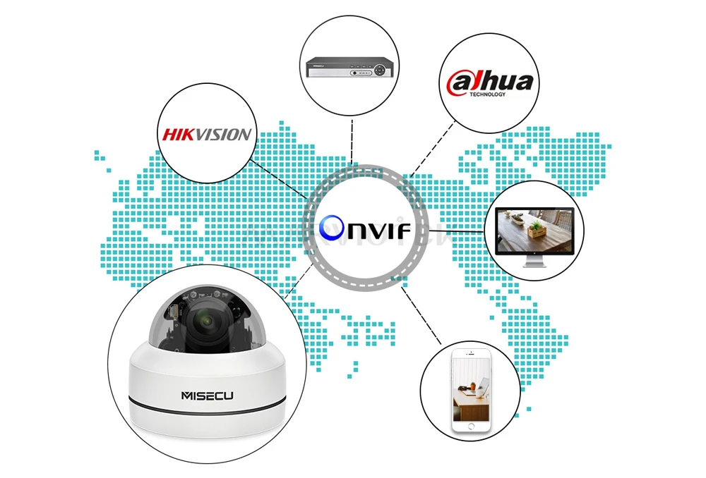 MISECU H.265 1080P PTZ IP камера 4X зум Мини скоростной купол металлический открытый водонепроницаемый 2MP POE CCTV безопасности Onvif P2P IR 40M камера