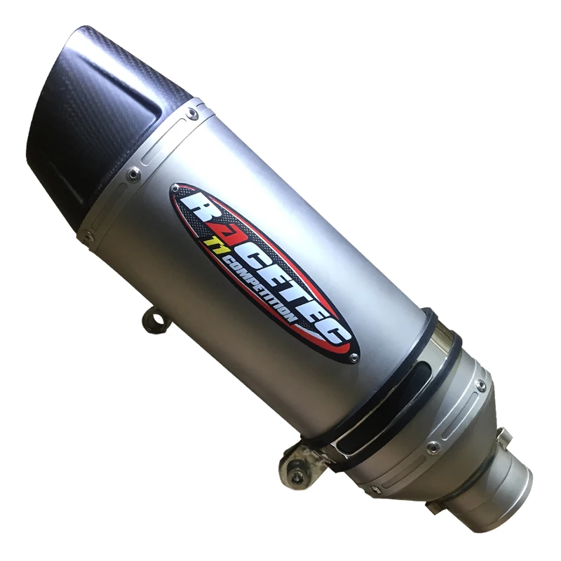 

Φ51mm inlet Silencer 280mm-320mm Titanium Carbon Fiber Muffler Pipe Motorcycle Exhaust