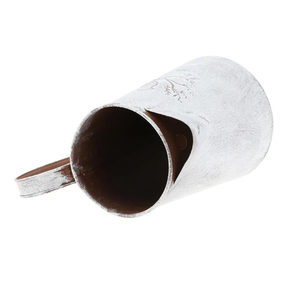 Цветочный горшок в стиле ретро гальванизированный Железный цветочный