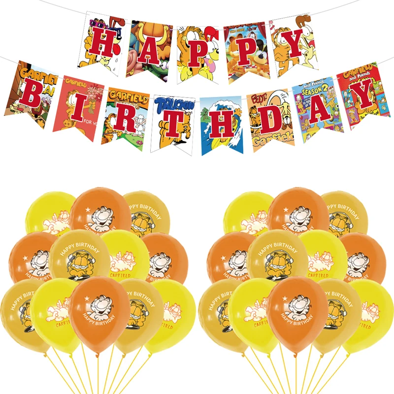 Garfield воздушные шары кавайные забавные животные Домашние комикс жирная кошка