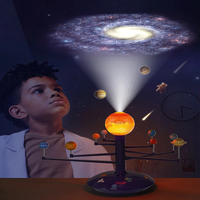 Новинка светящиеся игрушки восемь планет речь 3D Небесный тело инструмент