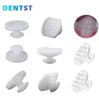 Стоматологическая Ортодонтическая Лингвальная Кнопка Dentst 50 шт.5 пакетов, прозрачная керамическая композитная деталь для Invisalign