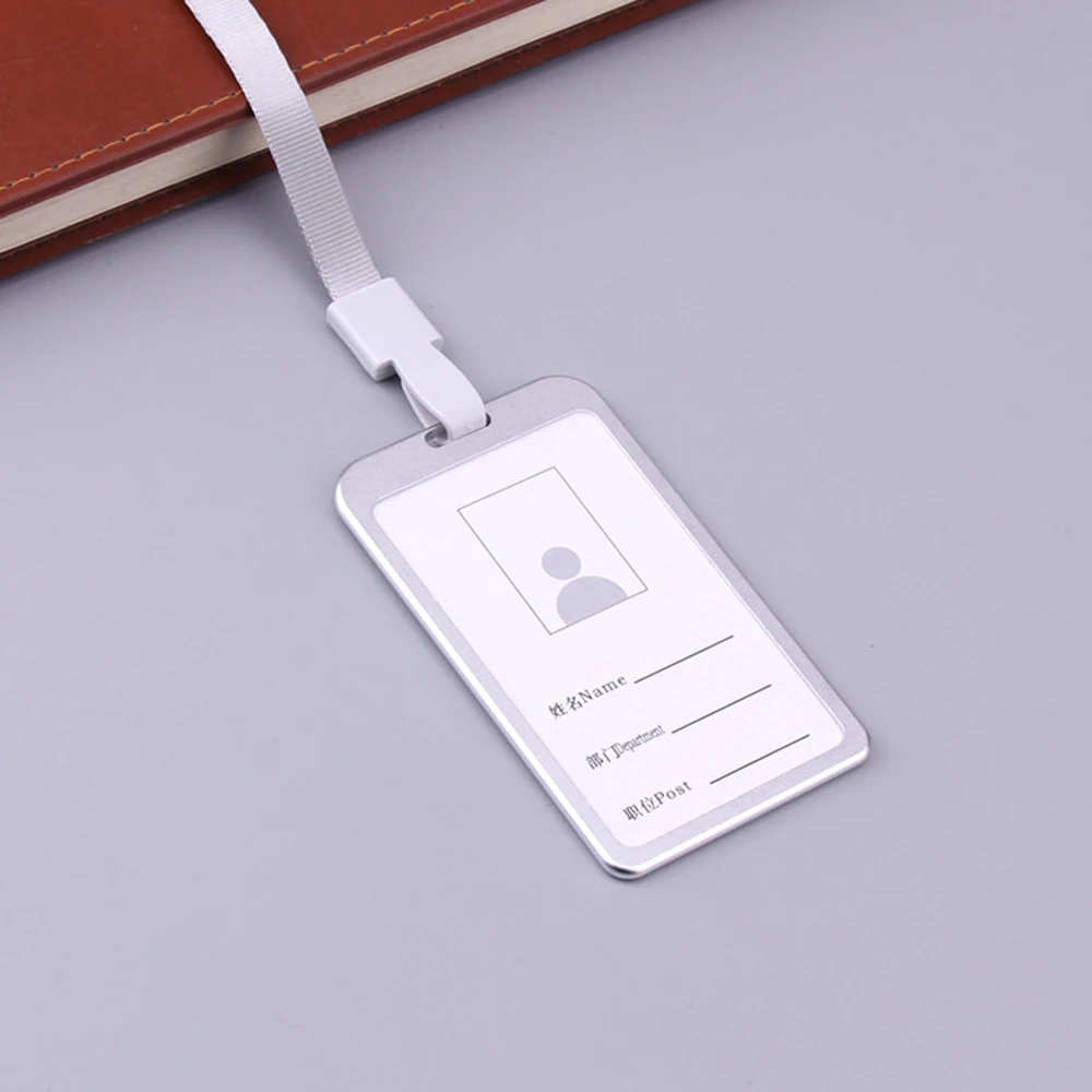 Держатель для карт вертикальный стильный алюминиевый сплав чехол удостоверения