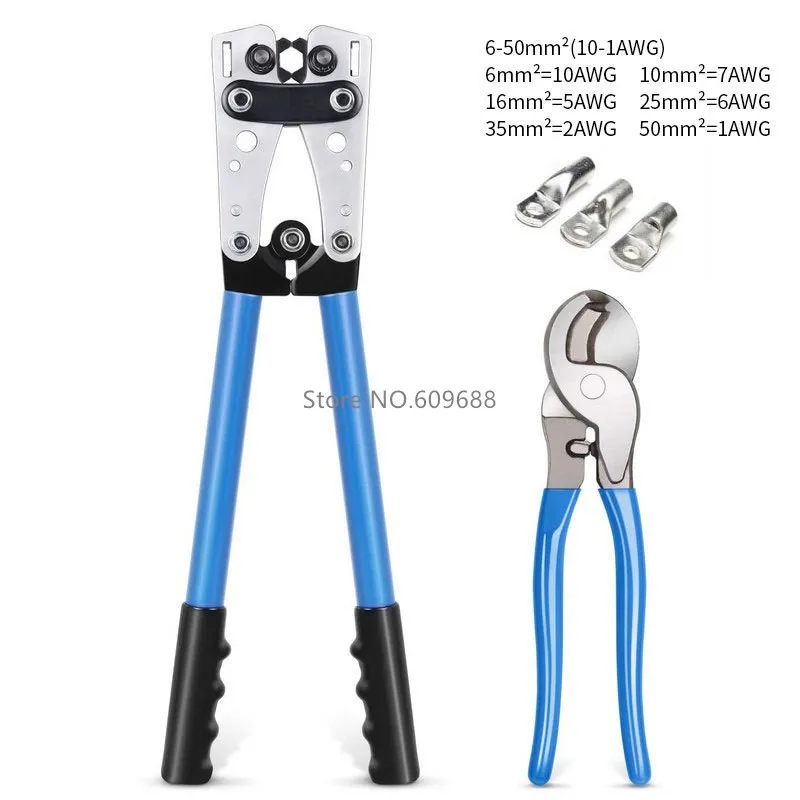 Обжимные Щипцы IWISS для проводов диаметром 6 50 мм2|crimping tool|crimping plierstools for |