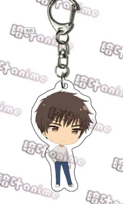 Коричневый Япония Аниме карта Captor SAKURA LI SYAORAN KINOMOTO TOUYA Tsukishiro Yukito Косплей акриловый брелок кулон брелок с игрушкой подарок - Цвет: Коричневый