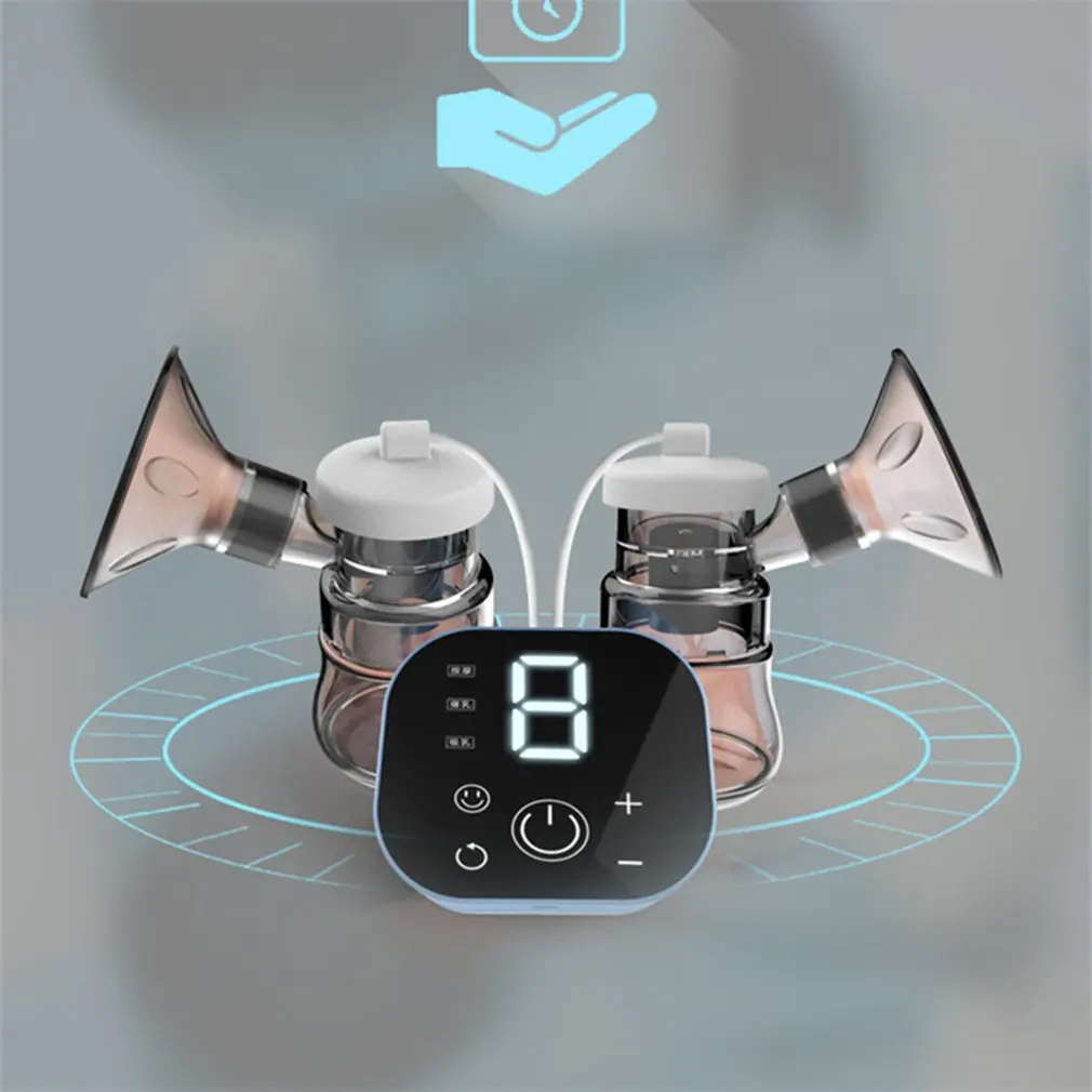 

Breast Pump Double Electric Milk Powerful Baby Nipple Suction PP Breastfeeding Partner Collector Automatic