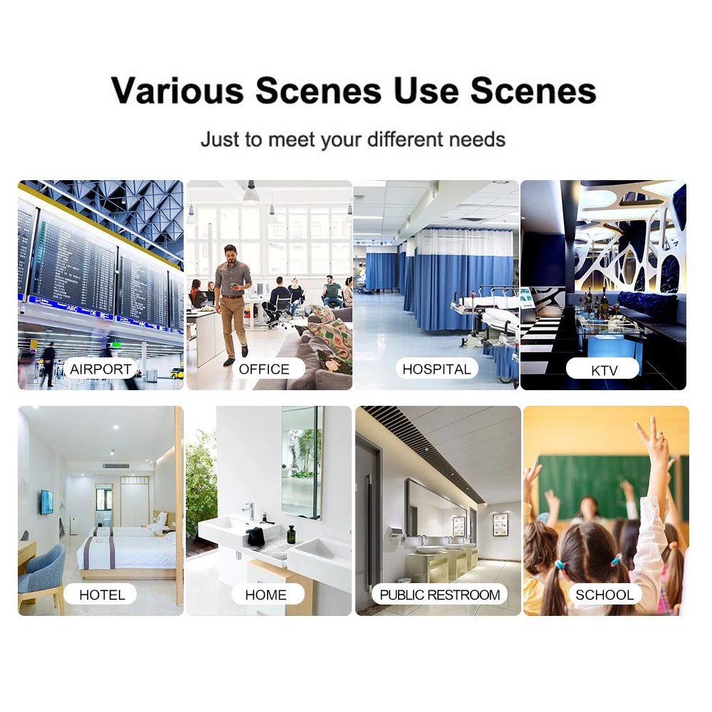 

Wall-Mounted Touchless Hand Soap Dispenser Automatic Induction Foaming Sanitizer Foam Soap Dispenser Machine Sensor Cleaner