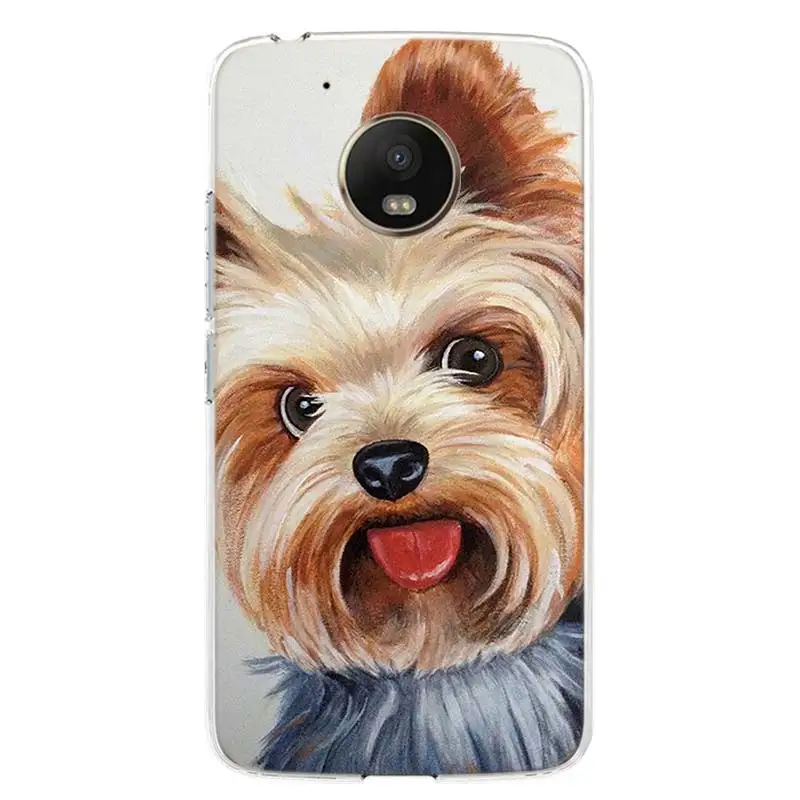 yorkshire terrier dog phone case for motorola moto one fusion plus vision g9 power g8 g7 play g6 g5 g5s e6 cover case shell free global shipping