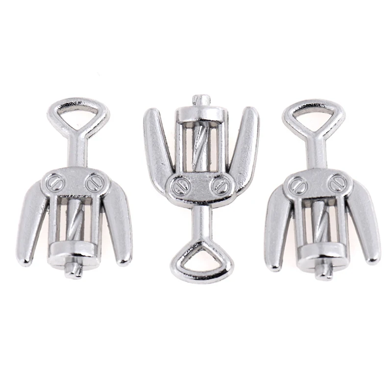 

3Pcs/set Metal Wine Bottle Openers Corkscrew for 1/12 Dollhouse Kitchen Bar Miniature Decoration Dollhouse Furniture Toys