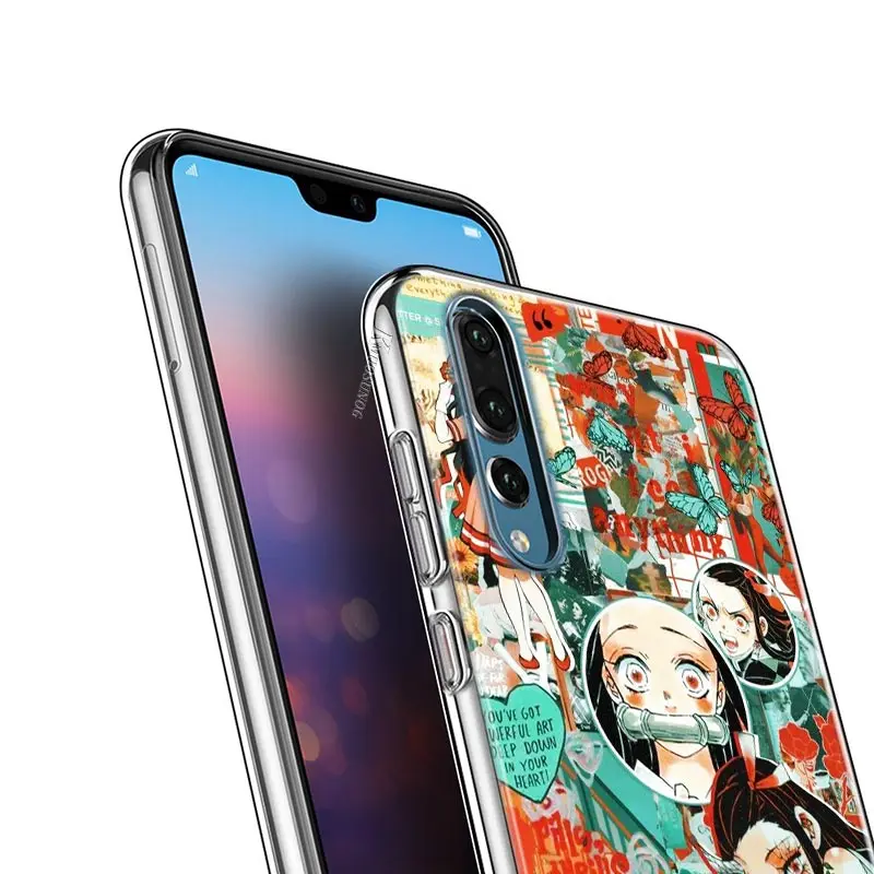 hot anime demon slayer for huawei y9s y6s y8s y9a y7a y8p y7p y5p y6p y7 y6 y5 pro prime 2020 2019 transparent phone case free global shipping