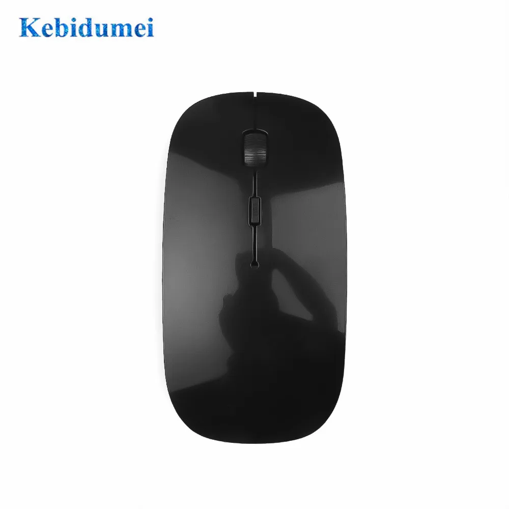 Беспроводная мышь kebidumei ультратонкая оптическая USB 2 4G с приемником супертонкая