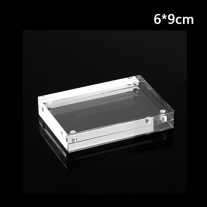 

Christmas Gift Acrylic Clear Photo Frame Creative Crystal Picture Frame Bedroom Deck Decor 55x82mm 60x90mm 75x105mm 100 x150mm