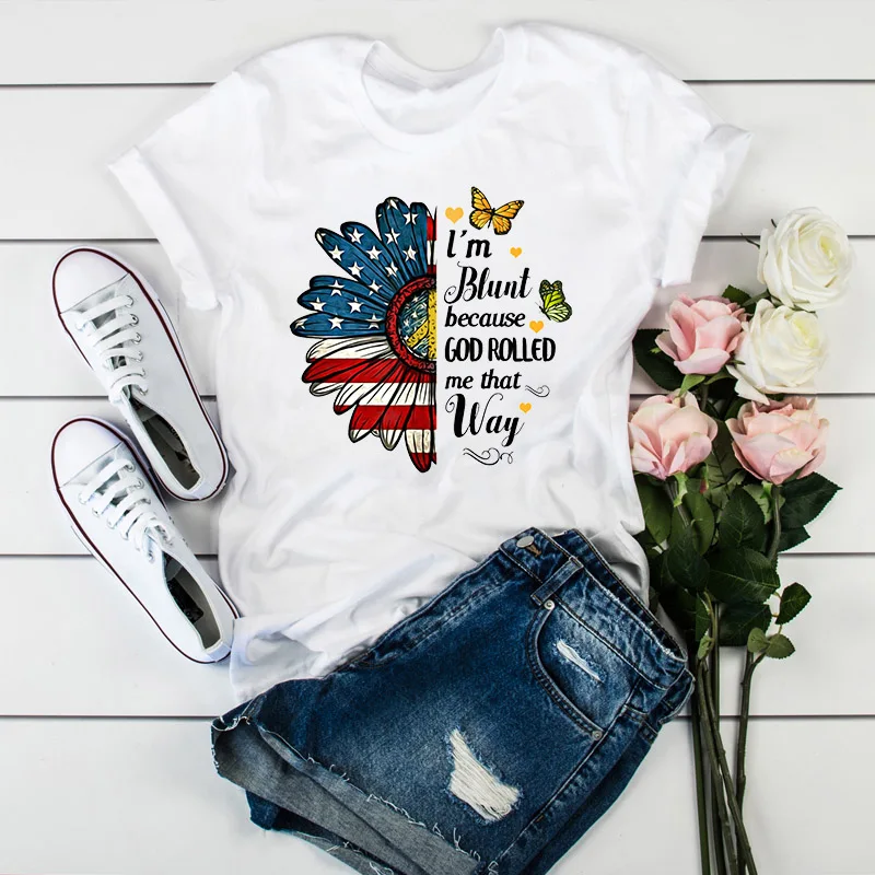 

Women Flower Happy Camper Vacacy Holiday Fashion Ladies Women Tops Clothes Graphic Female T-Shirt Tumblr T Shirt T-shirts