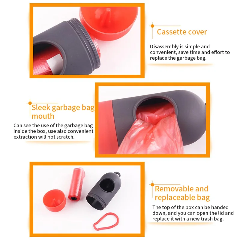 Разлагаемая мусорная сумка для домашних животных уборки собак кошек пополняемая