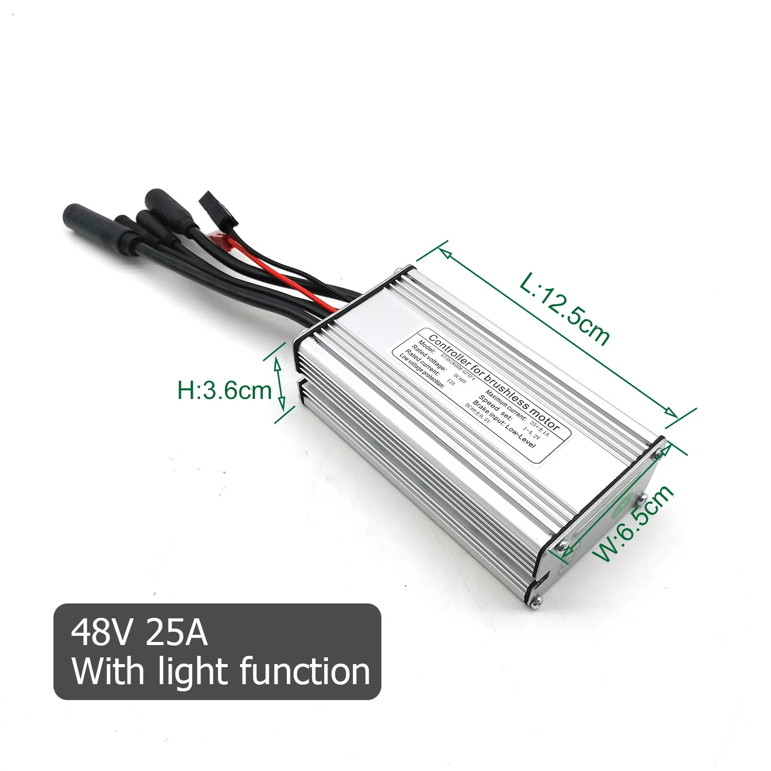EJOYQI Ebike Controller 36/48V 22A 25A 9 Mosfets Light Function Whole Water Proof Plug KT Kunteng 500W Motor Electric Bicycle
