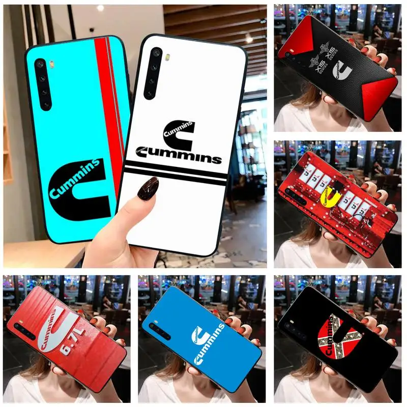 Бренд HOTCASHOP Engine cummins чехол для телефона OPPO Realme 6 Pro C3 5 C2 RENO2 Z A11X|Бамперы| |